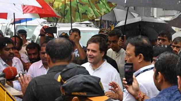 Rahul Gandhi appeared at a court in Mumbai for a defamation case hearing, filed against him by a Mumbai-based lawyer and RSS worker. Gandhi pleaded not guilty and has been released on a surety of Rs 15,000. The court had issued summons against Gandhi and CPI-M general secretary Sitaram Yechury for their alleged defamatory comments linking journalist Gauri Lankesh’s killing with the “BJP-RSS ideology”. (Anshuman Poyrekar / HT Photo) Rahul Gandhi appeared at a court in Mumbai for a defamation case hearing, filed against him by a Mumbai-based lawyer and RSS worker. Gandhi pleaded not guilty and has been released on a surety of Rs 15,000. The court had issued summons against Gandhi and CPI-M general secretary Sitaram Yechury for their alleged defamatory comments linking journalist Gauri Lankesh’s killing with the “BJP-RSS ideology”. (Anshuman Poyrekar / HT Photo)