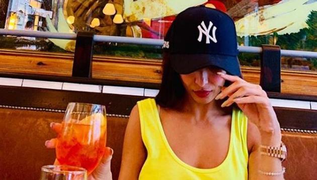 Malaika Arora shared a picture from her and Arjun Kapoor’s date in New York.(Instagram)