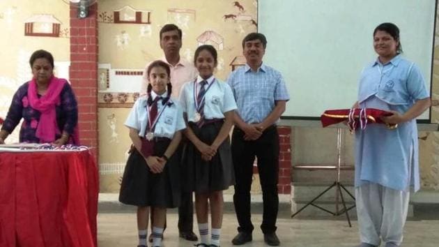 On the basis of overall performance, Springdales School, Dhaula Kuan, bagged the rolling trophy(HT) On the basis of overall performance, Springdales School, Dhaula Kuan, bagged the rolling trophy(HT)