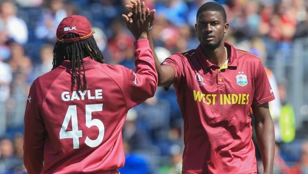 West Indies captain Jason Holder with Chris Gayle(AFP) West Indies captain Jason Holder with Chris Gayle(AFP)