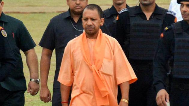 UP chief minister Yogi Adityanath is said to be unhappy with the functioning of at least two senior ministers but it is the bureaucrats and government officials who have already begun facing the heat.(PTI)
