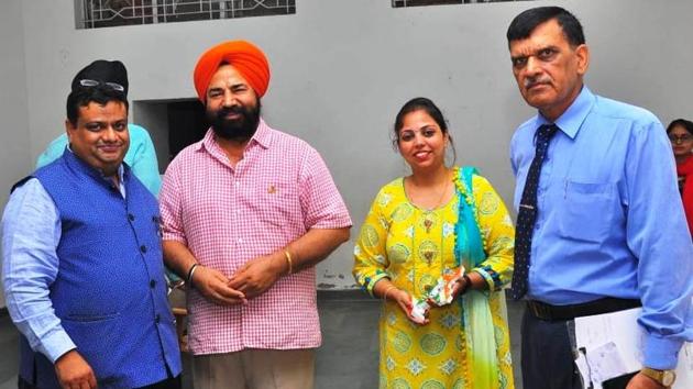 KSK Academy chairman Sardar Narender Singh Chahal said the school will organise more such health camps in future(HT) KSK Academy chairman Sardar Narender Singh Chahal said the school will organise more such health camps in future(HT)