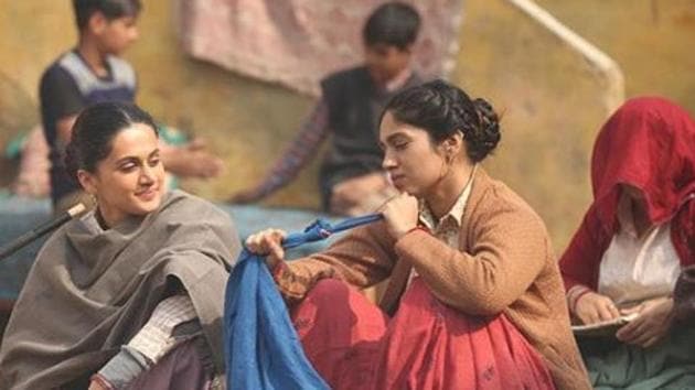 Taapse Pannu and Bhumi Pednekar in Saand Ki Aankh.