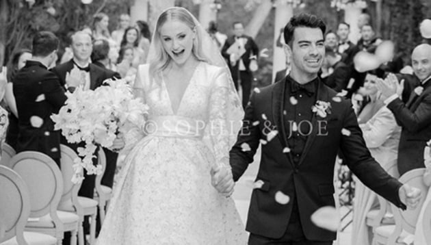 Sophie Turner Wears Stunning White Dress to Wedding Pre-Party With Joe  Jonas