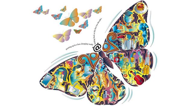 Much has changed around the 2000-born in the last 20 years – politically, environmentally. But there have also been changes in lifestyles.(Illustration: Malay Karmakar) Much has changed around the 2000-born in the last 20 years – politically, environmentally. But there have also been changes in lifestyles.(Illustration: Malay Karmakar)