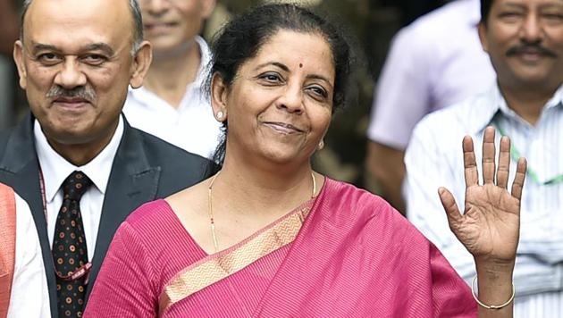Minister of Finance Nirmala Sitharaman(Ajay Aggarwal/HT PHOTO)