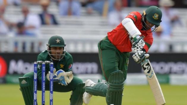 Bangladesh's Shakib Al Hasan plays a shot.(AFP)