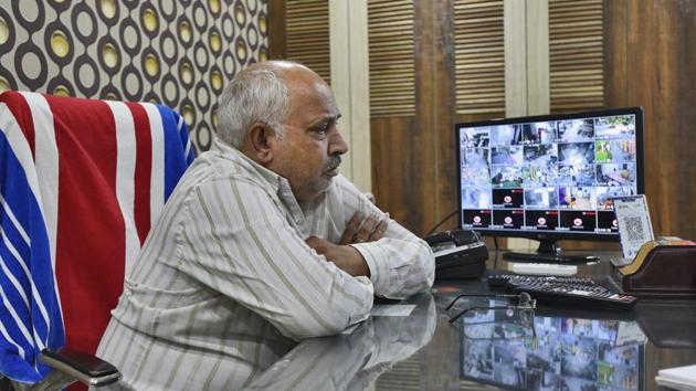 Uday Singh, the owner of the house said Gehlot never made a nuisance and showed no signs of illness, until June 17, when he called a colleague complaining of “unbearable stomach ache”. On June 21, his condition deteriorated. Only when doctors told him he was unlikely to make it did he tell colleagues his true identity. By the time the police reached, he had died. “He was so near and yet so far,” said Ashok Chand. (Burhaan Kinu / HT Photo) Uday Singh, the owner of the house said Gehlot never made a nuisance and showed no signs of illness, until June 17, when he called a colleague complaining of “unbearable stomach ache”. On June 21, his condition deteriorated. Only when doctors told him he was unlikely to make it did he tell colleagues his true identity. By the time the police reached, he had died. “He was so near and yet so far,” said Ashok Chand. (Burhaan Kinu / HT Photo)