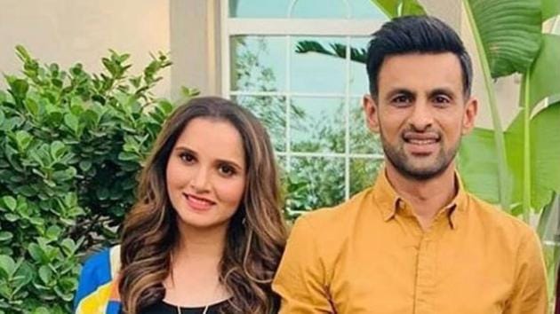 Sania Mirza with Pakistan cricket Shoaib Malik, who announced his retirement from ODIs on Friday(Shoaib Malik Instagram)