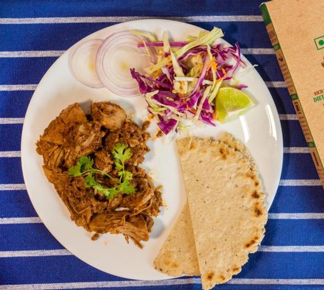 Unived’s vegan ‘meat’ made from jackfruit.