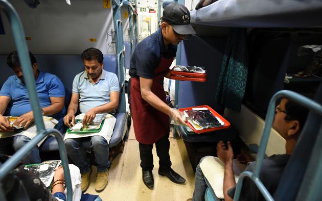 The initial public offering of Indian Railway Catering and Tourism Corporation (IRCTC) was a huge hit among investors as it got subscribed 111.91 times on the final day of bidding on Thursday. (Arijit Sen/HT Photo) The initial public offering of Indian Railway Catering and Tourism Corporation (IRCTC) was a huge hit among investors as it got subscribed 111.91 times on the final day of bidding on Thursday. (Arijit Sen/HT Photo)