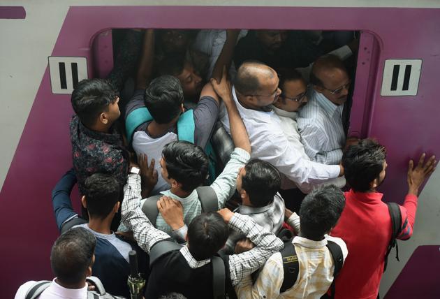 Indian Railways to provide CCTV cameras at all stations (excluding halt stations) as well as in trains to enhance the safety of passengers. So far, CCTV cameras have been provided at 455 railway stations and the balance stations are targeted by 2020-21. Similarly, CCTV cameras have been provided at 1,203 coaches and the rest of the passenger carrying coaches are targeted by 2021-22. (Punit Paranjpe / AFP) Indian Railways to provide CCTV cameras at all stations (excluding halt stations) as well as in trains to enhance the safety of passengers. So far, CCTV cameras have been provided at 455 railway stations and the balance stations are targeted by 2020-21. Similarly, CCTV cameras have been provided at 1,203 coaches and the rest of the passenger carrying coaches are targeted by 2021-22. (Punit Paranjpe / AFP)