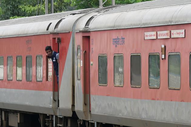 The electrification of Indian Railways’ broad gauge network will be done by 2021-22. In 2019-20, 7000 route kilometres has been targeted for electrification. Also, for 2019-20, the target of new lines, doubling/tripling, gauge conversion, etc. is 3750 kilometres as against 3596 kms in the last financial year. (Punit Paranjpe / AFP) The electrification of Indian Railways’ broad gauge network will be done by 2021-22. In 2019-20, 7000 route kilometres has been targeted for electrification. Also, for 2019-20, the target of new lines, doubling/tripling, gauge conversion, etc. is 3750 kilometres as against 3596 kms in the last financial year. (Punit Paranjpe / AFP)