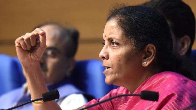 Minister of Finance Nirmala Sitharaman(Arvind Yadav/HT PHOTO)