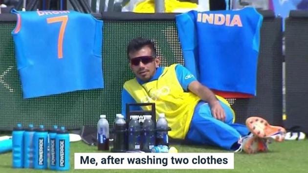 The image of his relaxing position soon made its way into Twitter. (Twitter/@desimojito) The image of his relaxing position soon made its way into Twitter. (Twitter/@desimojito)