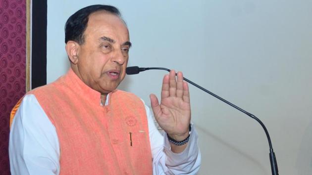 Chhattisgarh police registered a case on Saturday against BJP MP Subramanian Swamy for allegedly insulting Rahul Gandhi.(Sameer Sehgal/HT File Photo) Chhattisgarh police registered a case on Saturday against BJP MP Subramanian Swamy for allegedly insulting Rahul Gandhi.(Sameer Sehgal/HT File Photo)