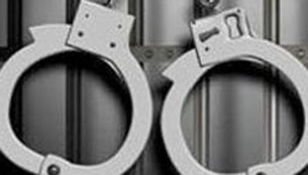 A 19-year-old man was arrested for allegedly robbing a cab driver last month after firing at him on National Highway 24 near Khichripur here (HT File) A 19-year-old man was arrested for allegedly robbing a cab driver last month after firing at him on National Highway 24 near Khichripur here (HT File)