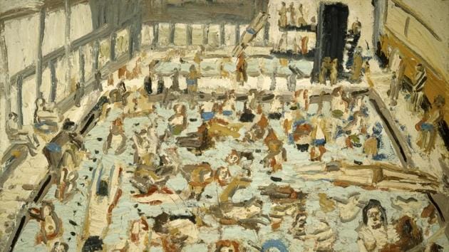 This image provided by Annely Juda Fine Art shows a painting by the artist Leon Kossoff. (AP) This image provided by Annely Juda Fine Art shows a painting by the artist Leon Kossoff. (AP)