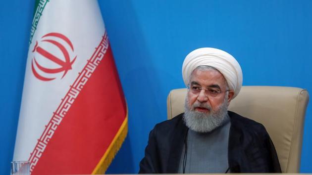 , French President Emmanuel Macron told his Iranian counterpart, Hassan Rouhani, in a phone call that he is trying to find a way by July 15 to resume the dialogue between Iran and Western partners.(AFP)