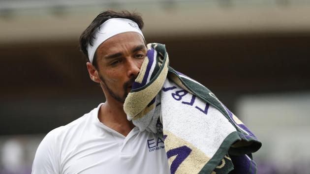 Italy's Fabio Fognini(AP)