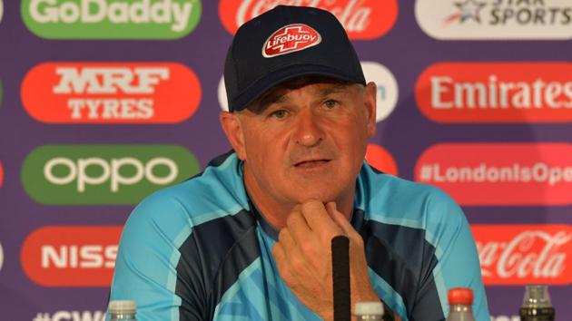 Steve Rhodes attends a press conference at Lord's cricket ground.(AFP)