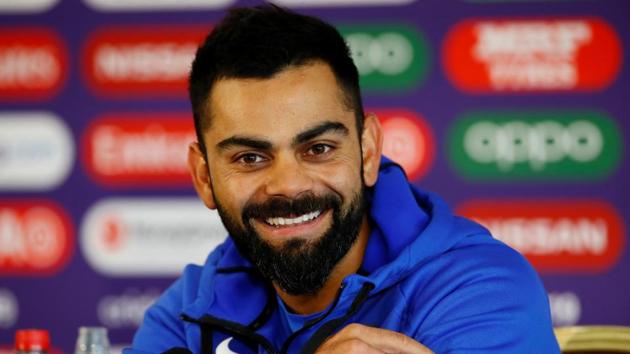 Virat Kohli in action during press conference.(Action Images via Reuters)