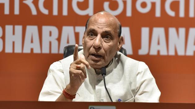 Defence minister Rajnath Singh said on Monday the government is rethinking its notification about taking away tax benefits from veterans, who have disability pension but have served their full term, that has become a contentious issue. The defence minister also told the Rajya Sabha that “no soldier with a disability will be inconvenienced”. (Sanjeev Verma / HT Photo File) Defence minister Rajnath Singh said on Monday the government is rethinking its notification about taking away tax benefits from veterans, who have disability pension but have served their full term, that has become a contentious issue. The defence minister also told the Rajya Sabha that “no soldier with a disability will be inconvenienced”. (Sanjeev Verma / HT Photo File)