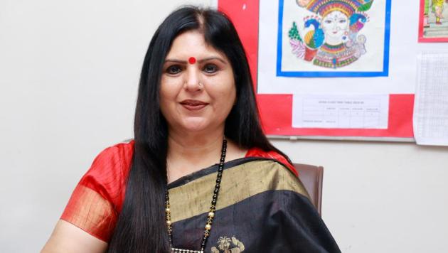 Geeta Gangwani, principal, Bal Bharati Public School, Rohini(HT)