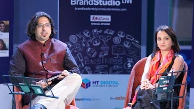 Rameet Arora, COO & Head of Digital Brands, HT Digital Streams and Rutu Mody Kamdar, founder and MD of Jigsaw Brand Consultants, speaking at the HT Brand Studio Live(HT Photo/Facebook) Rameet Arora, COO & Head of Digital Brands, HT Digital Streams and Rutu Mody Kamdar, founder and MD of Jigsaw Brand Consultants, speaking at the HT Brand Studio Live(HT Photo/Facebook)