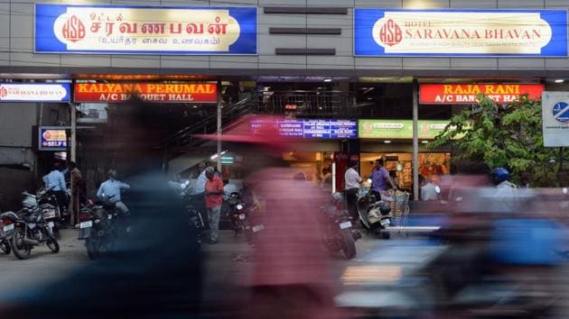 The Supreme Court on Tuesday refused to give relief to P Rajagopal, founder of restaurant chain Saravana Bhavan, who had sought more time to surrender citing medical grounds. Rajagopal was convicted and sentenced to life term for the murder of his employee. Justice NV Ramana rejected the extension of deadline and said he must surrender immediately. Rajagopal was out on bail granted to him in 2009 on health grounds and was directed by the court to surrender by July 7. (ARUN SANKAR / AFP File) The Supreme Court on Tuesday refused to give relief to P Rajagopal, founder of restaurant chain Saravana Bhavan, who had sought more time to surrender citing medical grounds. Rajagopal was convicted and sentenced to life term for the murder of his employee. Justice NV Ramana rejected the extension of deadline and said he must surrender immediately. Rajagopal was out on bail granted to him in 2009 on health grounds and was directed by the court to surrender by July 7. (ARUN SANKAR / AFP File)