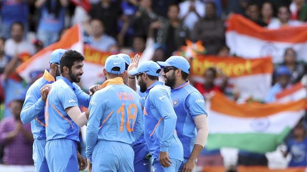 India vs New Zealand, semi-final World Cup 2019: File image of Indian team(AP)