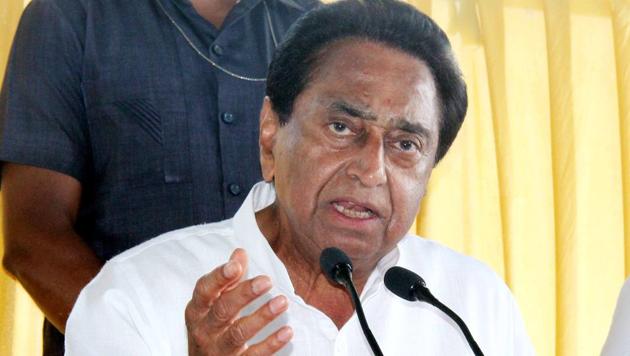 Madhya Pradesh Chief Minister Kamal Nath said the proposed law will ensure that unemployed youth of the state get adequate representation in the private sector.(HT PHOTO)