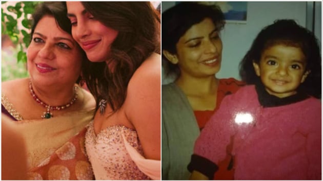 Madhu Chopra shared an adorable picture of Priyanka Chopra.