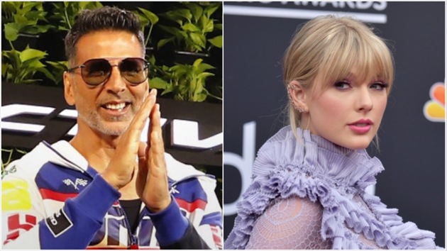 Akshay Kumar took the 33rd spot while Taylor Swift topped the list.