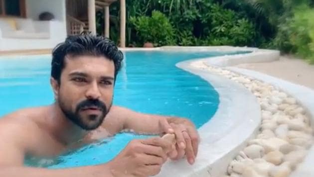 Ram Charan is currently busy with SS Rajamouli’s RRR where he co-stars with Jr NTR. (Instagram) Ram Charan is currently busy with SS Rajamouli’s RRR where he co-stars with Jr NTR. (Instagram)