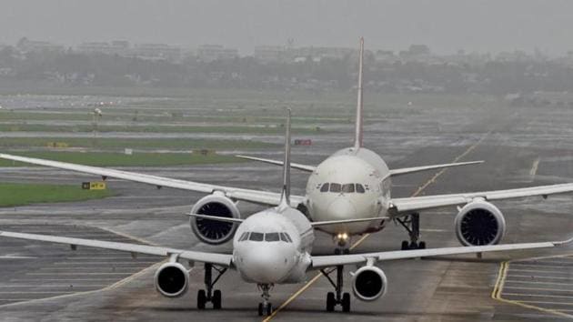Panic gripped Vadodara airport after a package alerted the ETD about the presence of RDX. (Satyabrata Tripathy/HT Representative Photo)