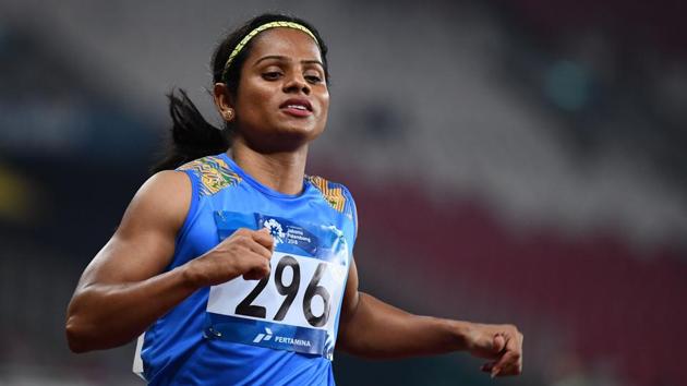 File photo of Dutee Chand.(AFP)