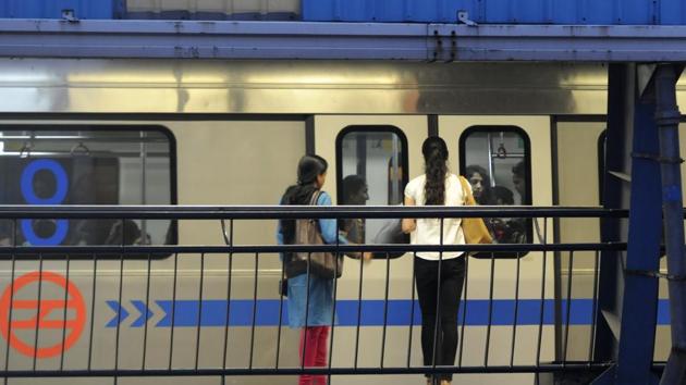 The plea sought the court’s direction to the Delhi government not to take any step to make the Delhi Metro ride free only for women.(Sonu Mehta// HT Photo) The plea sought the court’s direction to the Delhi government not to take any step to make the Delhi Metro ride free only for women.(Sonu Mehta// HT Photo)