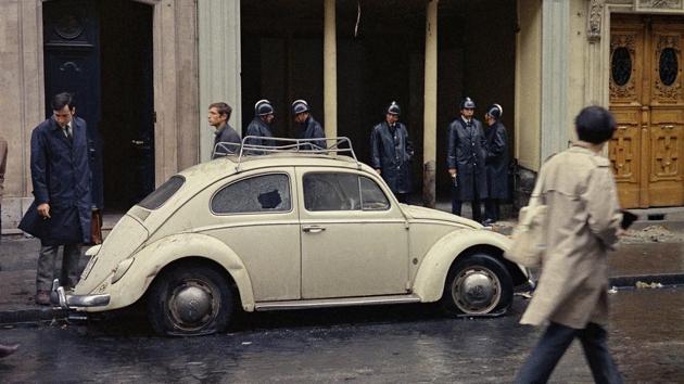 Guards stand in front of a shop on a street in the Latin Quarter of Paris, following a student riot and general strike that rocked the city, on May 11, 1968. Production at Wolfsburg ended in 1978 as newer front drive models like the Golf took over. But the Beetle wasn’t dead yet. Production went on in Mexico from 1967 until 2003 — longer than the car had been made in Germany. (AP) Guards stand in front of a shop on a street in the Latin Quarter of Paris, following a student riot and general strike that rocked the city, on May 11, 1968. Production at Wolfsburg ended in 1978 as newer front drive models like the Golf took over. But the Beetle wasn’t dead yet. Production went on in Mexico from 1967 until 2003 — longer than the car had been made in Germany. (AP)
