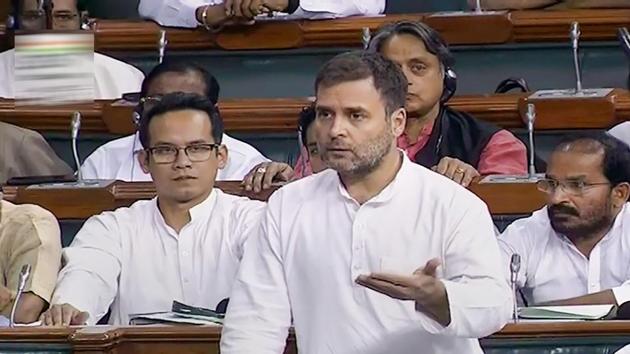 In his first statement in the 17th Lok Sabha, Congress leader Rahul Gandhi chose to highlight the farmers’ issues, saying that government should ensure that banks don’t threaten farmers with recovery notice over loans. “Yesterday, a farmer in Wayanad committed suicide due to debt. Under a relevant act their properties are attached against their bank loans, this is resulting in rise in farmers suicide,” said Gandhi who represents Kerala’s Wayanad in the Lok Sabha. (LSTV / PTI) In his first statement in the 17th Lok Sabha, Congress leader Rahul Gandhi chose to highlight the farmers’ issues, saying that government should ensure that banks don’t threaten farmers with recovery notice over loans. “Yesterday, a farmer in Wayanad committed suicide due to debt. Under a relevant act their properties are attached against their bank loans, this is resulting in rise in farmers suicide,” said Gandhi who represents Kerala’s Wayanad in the Lok Sabha. (LSTV / PTI)