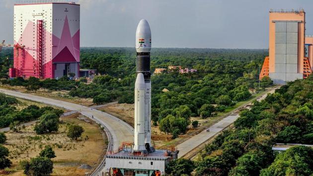 Bahubali is a GSLV Mark III heavy lift rocket which will be readied for its historic flight to the moon. In this photo, a view of ISRO's GSLV-MkIII D2 mission carrying high communication satellite.(PTI)