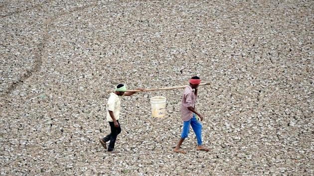 According to latest data from India Meteorological Department’s Pune office, nearly half the country was mildly dry and 17.35% of the country was moderately dry till June end. The dry states include Mizoram, Jharkhand, West Bengal, Kerala, Manipur, Nagaland, Tamil Nadu, Telangana, Kerala, Punjab, Haryana, Delhi and Chandigarh, among others. (ARUN SANKAR / AFP File) According to latest data from India Meteorological Department’s Pune office, nearly half the country was mildly dry and 17.35% of the country was moderately dry till June end. The dry states include Mizoram, Jharkhand, West Bengal, Kerala, Manipur, Nagaland, Tamil Nadu, Telangana, Kerala, Punjab, Haryana, Delhi and Chandigarh, among others. (ARUN SANKAR / AFP File)