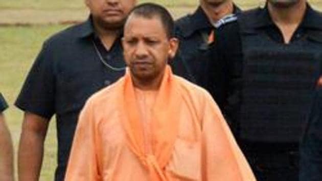 Commission chairman Justice (retd) A N Mittal submitted a report on mob lynching, along with the draft Bill, to chief minister Yogi Adityanath on Wednesday.(PTI Photo)