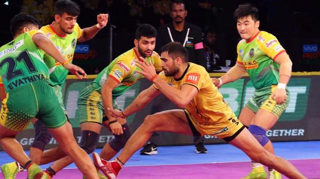 Rahul Chaudhari has moved to Tamil Thalaivas.(Pro Kabaddi League)