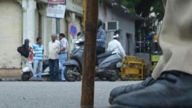 A group of madarsa students playing cricket in Unnao’s Government Inter College (GIC) grounds were allegedly beaten up and forced to chant “Jai Shri Ram”.(himanshu vyas\ hindustan times/represenative photo)