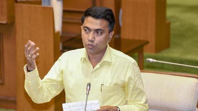 Goa chief minister Pramod Sawant on Friday asked four ministers — three from the ally Goa Forward Party (GFP) and one independent — in his cabinet to put in their papers to make way for four new ministers.(PTI Photo)