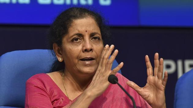Union finance minister Nirmala Sitharaman(PTI)