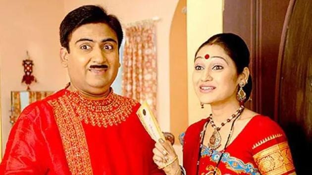 Dilip Joshi and Disha Vakani in a still from Taarak Mehta Ka Ooltah Chashmah.