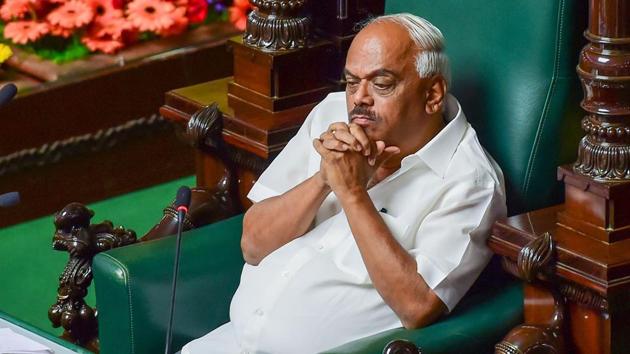 In their petition, the five MLAs said, that they are identically placed as the 10 rebel MLAs who filed a petition earlier this week and they should also be covered and have the benefit of the orders passed by the court in that petition.(PTI Photo) In their petition, the five MLAs said, that they are identically placed as the 10 rebel MLAs who filed a petition earlier this week and they should also be covered and have the benefit of the orders passed by the court in that petition.(PTI Photo)