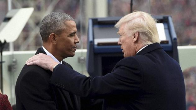 US President Donald Trump abandoned the Iran nuclear deal in 2018 solely to spite his predecessor, Barack Obama, who had agreed the deal, according to a fresh leak of emails by the British ambassador to the US.(AP Photo)